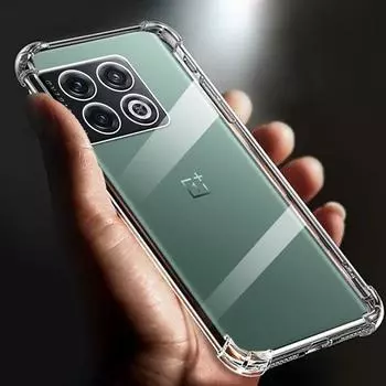 Утолщенный противоударный чехол Airbag для OnePlus 10 Pro 5g прозрачный мягкий чехол для телефона TPU NE2210 NE2211 прозрачная задняя крышка 6,7 For oneplus 10 pro чистый