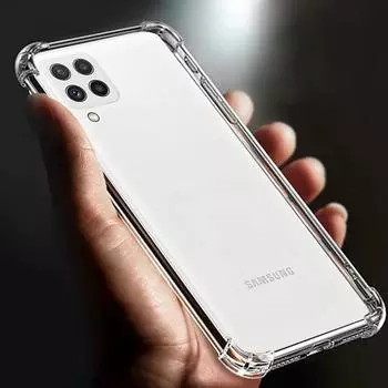 Утолщенный противоударный чехол Airbag из мягкого прозрачного ТПУ для Samsung Galaxy A22 4g, прозрачная задняя крышка A 22, задняя крышка for samsung A22 4G прозрачный