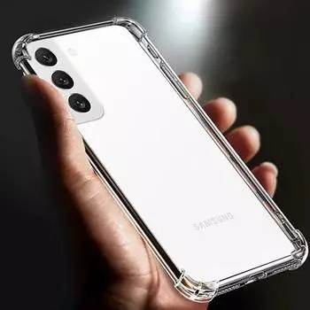 Утолщенный противоударный прозрачный мягкий чехол для телефона TPU с подушкой безопасности для Samsung Galaxy S22 5g Прозрачная задняя крышка S 22 Чехлы 6,1 задняя панель for samsung s22 прозрачный