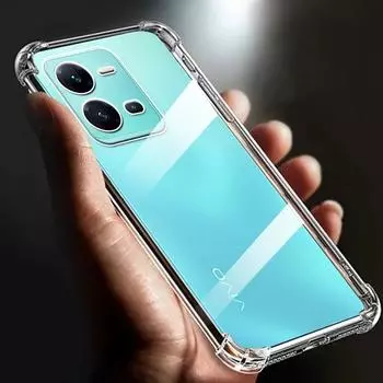 Утолщенный противоударный прозрачный мягкий чехол для телефона TPU с подушкой безопасности для Vivo V25 5g, прозрачная задняя крышка V25 E для X80 lite, чехол Funda For vivo x80 lite прозрачный