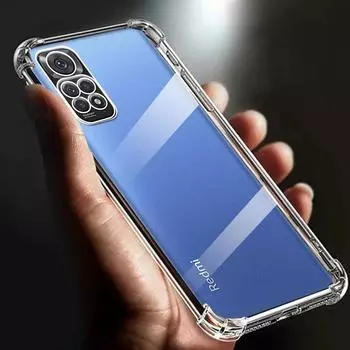 Утолщенный противоударный прозрачный мягкий чехол для телефона TPU с подушкой безопасности для Xiaomi Redmi Note 11S, чехол 4G, прозрачная задняя крышка, note11s, Funda for redmi note11s 4G