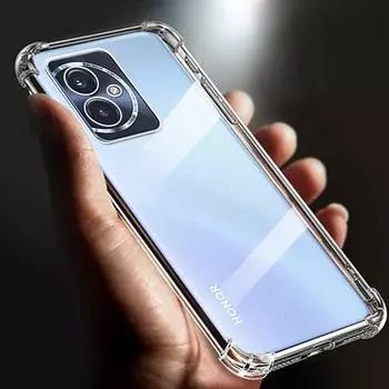 Утолщенный противоударный прозрачный мягкий чехол для телефона TPU MAA-AN00 для Huawei Honor 100, чехол 5G, прозрачная задняя крышка 6,7 дюйма, Funda For Honor 100 чистый