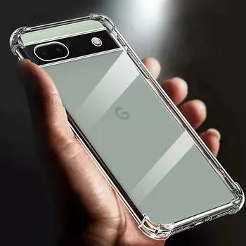 Утолщенный противоударный прозрачный мягкий чехол для телефона TPU с подушкой безопасности для Google Pixel 6a, прозрачная задняя крышка, чехлы pixel6 a Funda for Google Pixel 6a прозрачный
