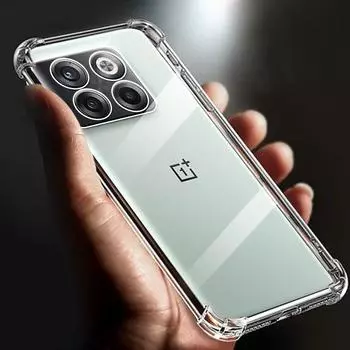 Утолщенный противоударный прозрачный мягкий чехол из ТПУ для телефона OnePlus Ace Pro, чехол 6,7 дюйма, 5 г, прозрачный 1+, задняя крышка PGP110, чехол For Oneplus Ace Pro чистый