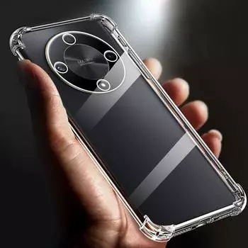 Утолщенный противоударный прозрачный мягкий чехол TPU 35 Вт для телефона Huawei Honor X9b, чехол 5G, прозрачная задняя крышка 6,78 дюйма, чехлы Funda For Honor X9b чистый