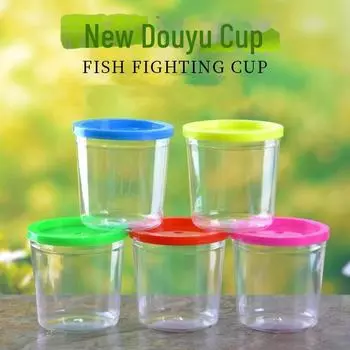 Утолщенный прозрачный мини-аквариум и чаша для медуз из морских водорослей Betta cup without rope