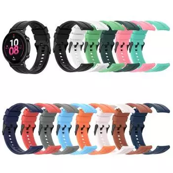 Утолщенный ремень для часов, стильный, простой в установке, сменный, 20/22 мм, гибкий быстросъемный ремешок для наручных часов для Huawei Buds 20mm