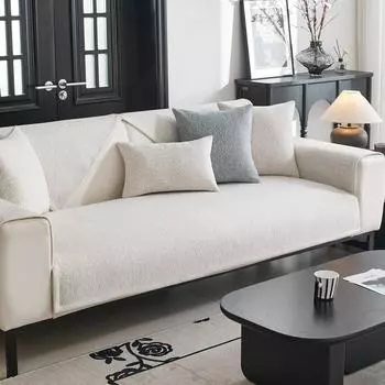 Утолщенный синельный коврик для дивана в европейском цветочном стиле, универсальный диван-полотенце на четыре сезона, нескользящий домашний чехол для гостиной, дивана, подушки 70x70cm 1pcs
