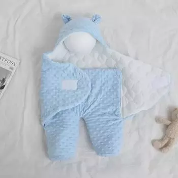 Утолщенный спальный мешок для осенне-зимнего детского пеленания Approx. 65*32cm