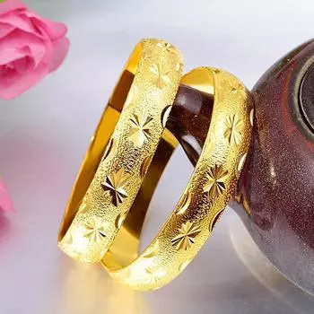 Утолщенный старинный метод наследования браслет пряжка женский звездное небо браслет свадебное торжество 18CM