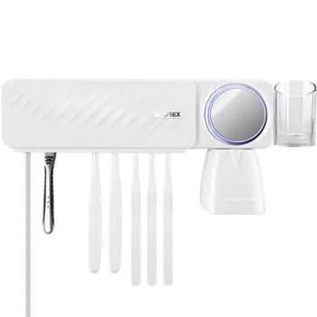 Utorex Perfect Care Двойной стерилизатор для зубных щеток с УФ-нагревом, белый, UTC-59UVW