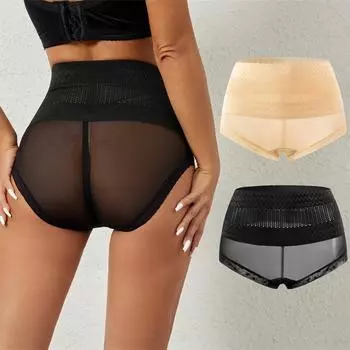 Утягивающие трусы Body Shaping с дышащей средней посадкой и утягивающими шортами Body Shaping Butt Lift Нижнее белье Body Shaping M чёрный