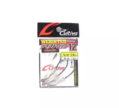 Утяжеленный червячный крючок Owner TL-12 с поворотным замком, размер 5/0 (9587)