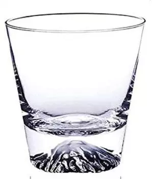 [утреннее место] гора. Фудзи стеклянный стакан камень традиционная деревянная коробка свадебный подарок подарок (Fuji без деревянной коробки)