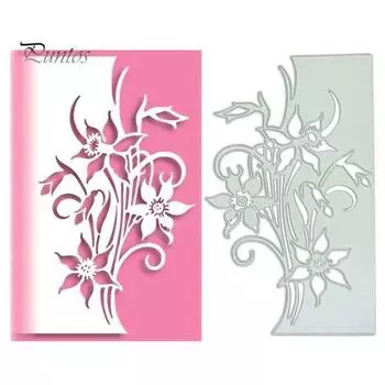 Утренняя слава резки штамп для скрапбукинга тиснение формы бумажная карта декор для альбома серебряный