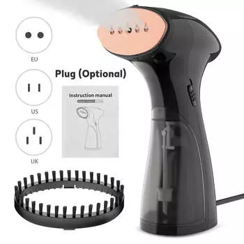 Утюг для укладки волос 800 Вт, 150 мл EU Plug 220V чёрный