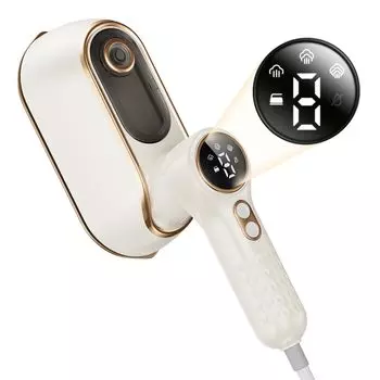 Утюг eue Паровой утюг Отпариватель для одежды Удаление складок Регулировка количества пара Светодиод 10 секунд Складная ручка для высокотемпературной дезинфекции Дезодорирование