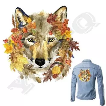 Акварельный патч для одежды