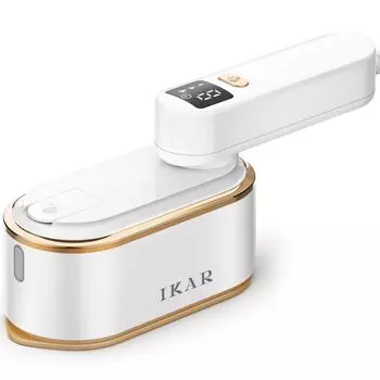 Утюг Паровой утюг Отпариватель для одежды Сухое глажение на вешалке Устраняет складки Регулировка подачи пара за 10 секунд Светодиодный дисплей Складная ручка вращается 150 мл