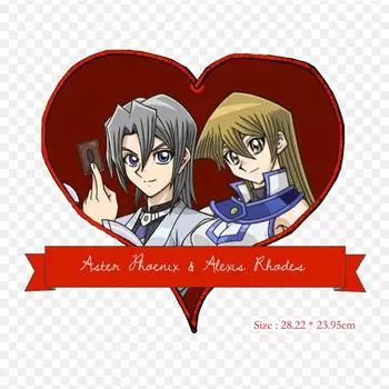 Утюговые нашивки Aster Phoenix Jaden Yuki для одежды, наклейки с аппликациями на одежду, термочувствительная нашивка на заказ