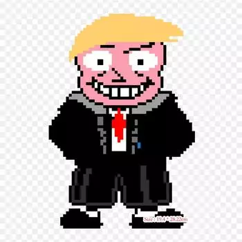 Утюговые нашивки Sans Trump Undertale для DIY, теплопередающая одежда, футболка, термонаклейки, декоративная печать