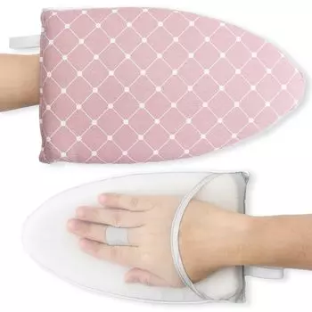 Утюжка Handy Гладильная машина Patching Гладильная машина 3 цвета x Для левого и правого нагрева паром Гладильная машина Compact Steamer [Prima mille] Варежки, утюг, перчатки, ткань,