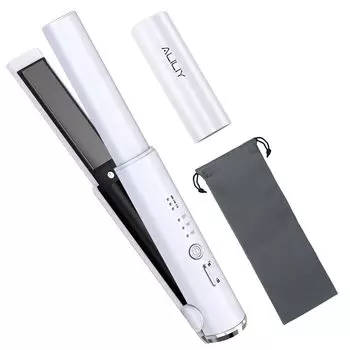 Утюжок для волос беспроводной прямой мини-утюжок для волос 2-сторонний локон прямой регулировка температуры беспроводной челка легкий вес японское руководство по эксплуатации в комплекте и