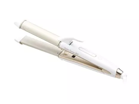 Утюжок для волос Koizumi 2WAY Straight Curl 30 мм Salon Sense 300 Silky Moist Доступно за рубежом Белый и KHR-7520/W