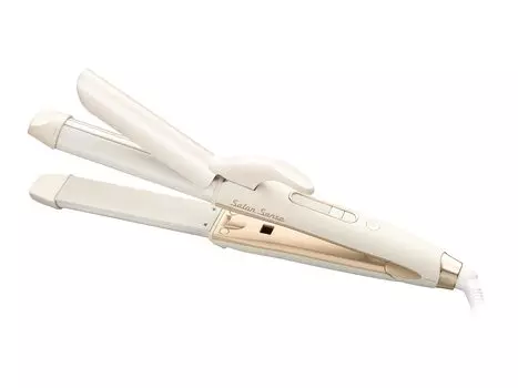 Утюжок для волос Koizumi 2WAY Straight Curl 30 мм Salon Sense 300 Silky Moist Overseas Совместимость с Ivory & KHR-7530/C слоновая кость