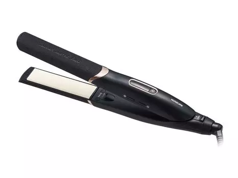 Утюжок для волос Koizumi Hair Iron Straight Twin Negative Ion Salon Sense 300 Silky Moist Heat Resistant Felt Доступно за рубежом Черный KHS-8740/K