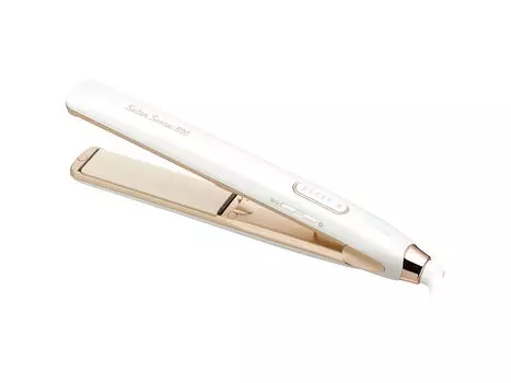 Утюжок для волос Koizumi Hair Straight Negative Ion Salon Sense 300 Silky Moist, совместимый с зарубежными производителями, 5 уровней регулировки температуры, белый KHS-8730W