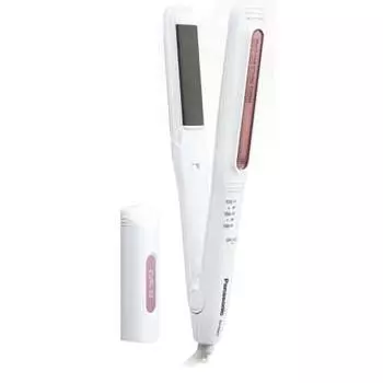 Утюжок для волос Panasonic для завивки и выпрямления, совместим со странами дальнего зарубежья, 32 мм, белый, EH-HW12-W