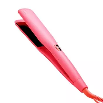 Утюжок для волос с двумя пластинами 44 мм, быстрый нагрев в течение 15 секунд, регулировка температуры, ЖК-дисплей, блокировка дисплея, вращение шнура на 360 градусов, функция автоматического отключения питания