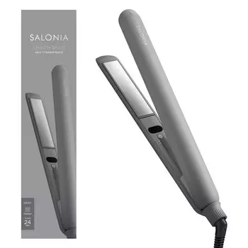 Утюжок для волос SALONIA Smooth Shine Straight Iron 24 мм SAL23105GR серый