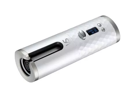 Утюжок для волос Vidal Sassoon, беспроводной, автоматический, с возможностью подзарядки, 3 уровня регулировки температуры, 4 уровня регулировки отделки, белый VSA-1990/WJ белый