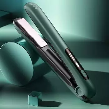 Утюжок для волос, выпрямитель для волос, бигуди, электрические щипцы для завивки с предохранительным замком, регулируемые чёрный