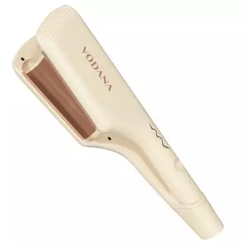Утюжок для завивки тройного потока VODANA, оригинальная спецификация, утюжок для завивки волн Jinch Wave, щипцы для завивки волос Yoshinmori Waist Curling, корейский стиль, минимизация повреждений волос Tiramisu [японский]