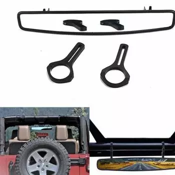 Центральное зеркало заднего вида UTV для Polaris RZR XP 1000 Arctic Cat Wildcat X 1000, не дающее искажений, сверхчеткое изображение, безопасное зеркало Rear View Mirror