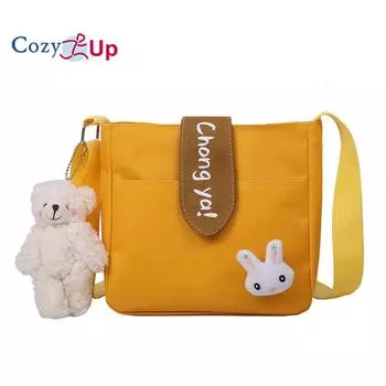 Уютная холщовая сумка для женщин, маленькая квадратная сумка через плечо на одно плечо 23X20X7CM белый