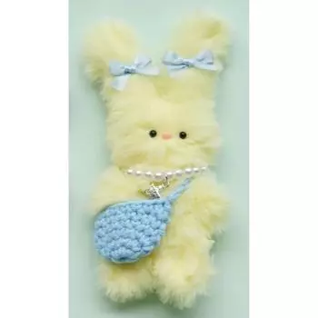 Уютная кукла Mall Doll Mall Doll Handicraft Wire Art Милый корейский брелок для ключей ручной работы, мягкая игрушка ручной работы, набор для самостоятельной сборки, сумка для набора ключей Mall [готовый продукт]