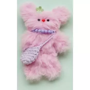 Уютная кукла Mall Doll Mall Doll Handicraft Wire Art Милый корейский брелок для ключей ручной работы, мягкая игрушка ручной работы, набор для самостоятельной сборки, сумка для набора ключей Mall [готовый продукт]