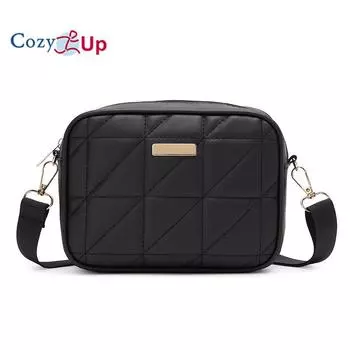 Уютная маленькая сумка, сумка с диагональным крестом, женская сумка на одно плечо для фотоаппарата с ромбовидной сеткой белый