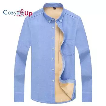 Уютная мужская бархатная рубашка с длинным рукавом, повседневная рубашка M белый