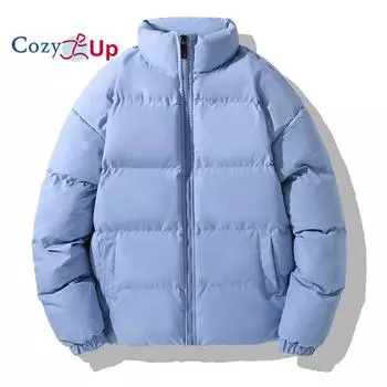 Уютная мужская куртка-бомбер, зимне-осенняя стеганая куртка-пуховик, теплые стеганые пальто M чёрный