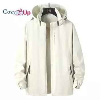 Уютная мужская легкая непромокаемая куртка, непромокаемый плащ, ветровка с капюшоном, активная уличная куртка-ракушка для пеших прогулок, работы M чёрный