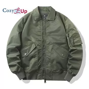 Уютная мужская повседневная куртка, уличная ветровка, легкие куртки-бомберы из софтшелла для полетов M чёрный