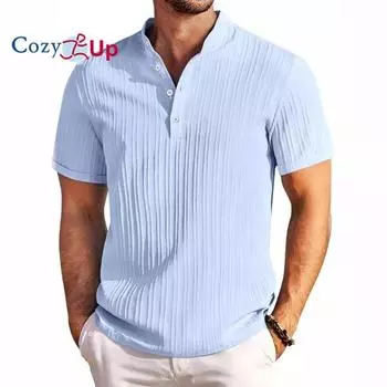 Уютная мужская рубашка в стиле ретро из хлопка и льна, однотонная полосатая рубашка на пуговицах, повседневная свободная футболка с v-образным вырезом и короткими рукавами S белый