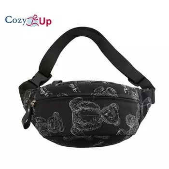 Уютная нагрудная сумка, маленькая сумка через плечо, поясная сумка для женской пары, сумка через плечо для мобильного телефона с героями мультфильмов 32X9X16CM красный