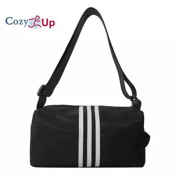 Уютная нейлоновая маленькая квадратная сумка под мышками, универсальная сумка через плечо 27x14x14cm красный