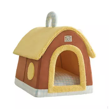 Уютная палатка для собак для использования в помещении, приют для мелких животных S